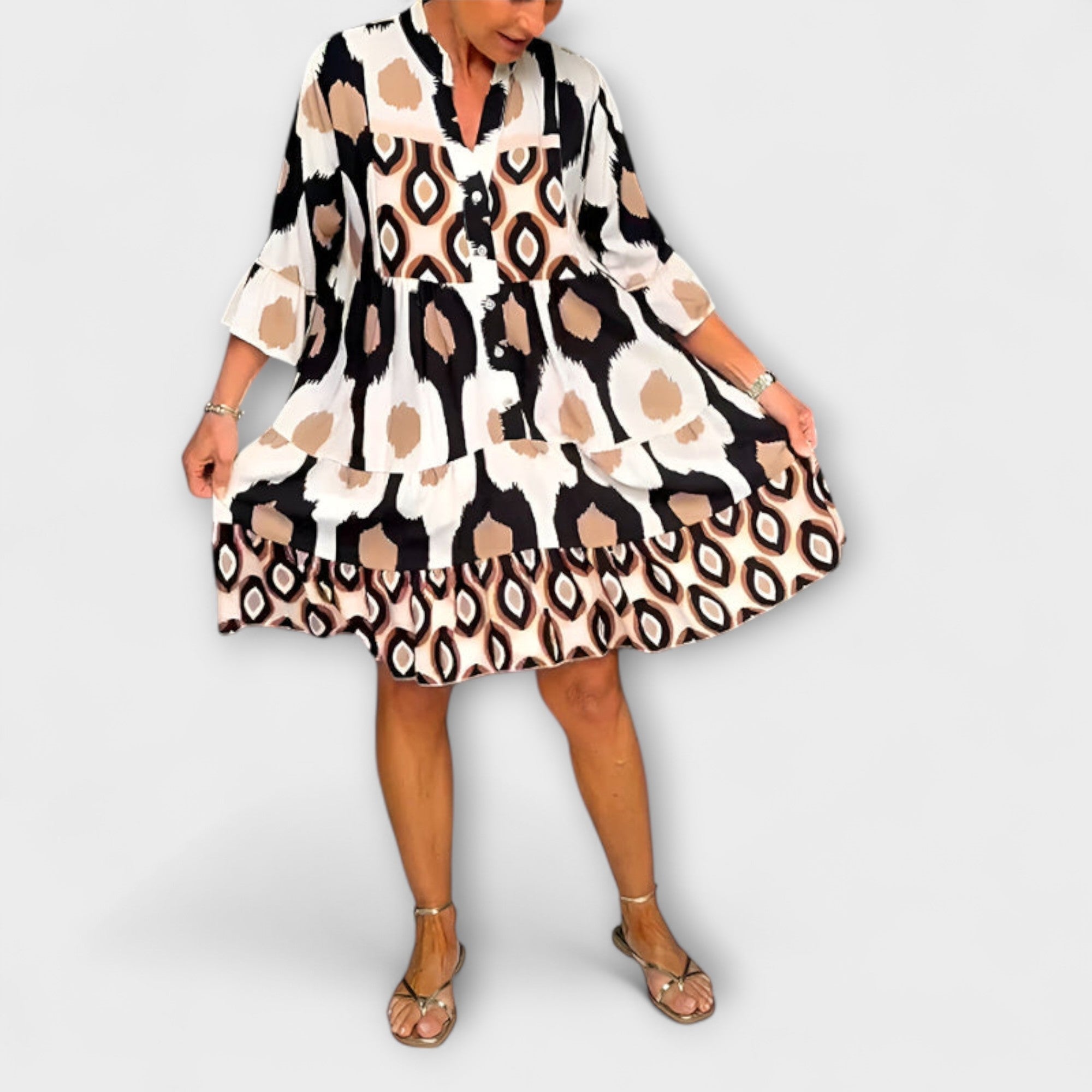 Lavira - Chic Midi Šaty