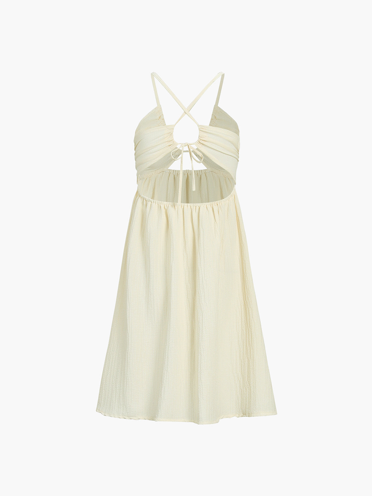 Halter Cutout Midi Dress – Chic Summer Occasion Wear