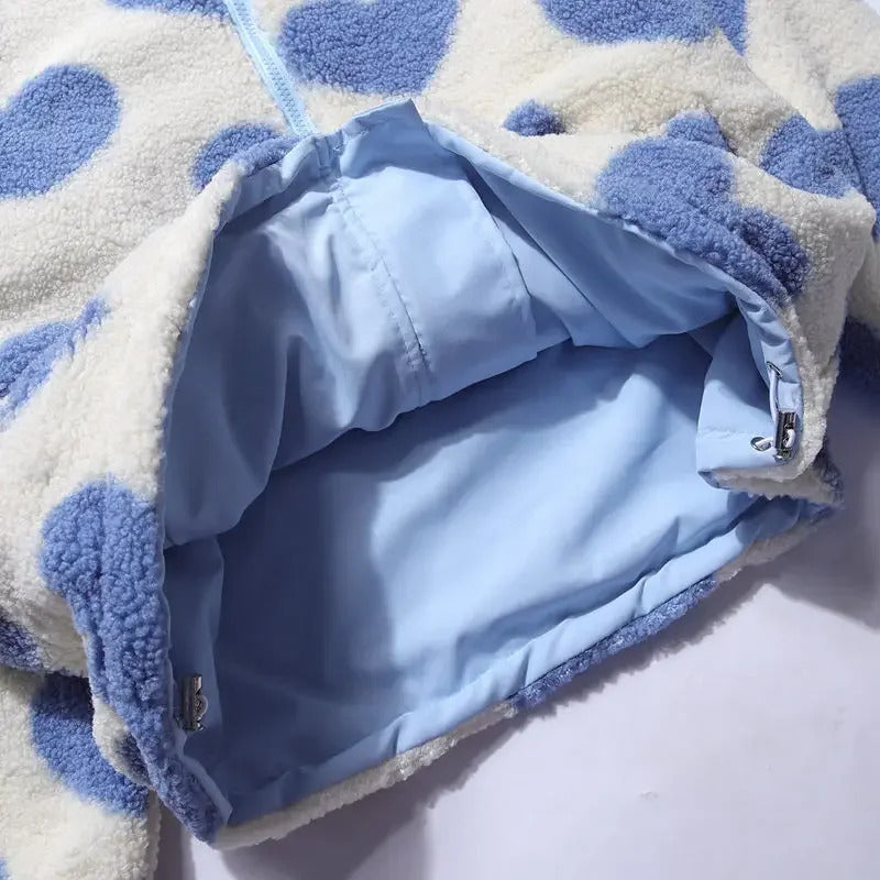 Oboustranná bunda se srdíčky