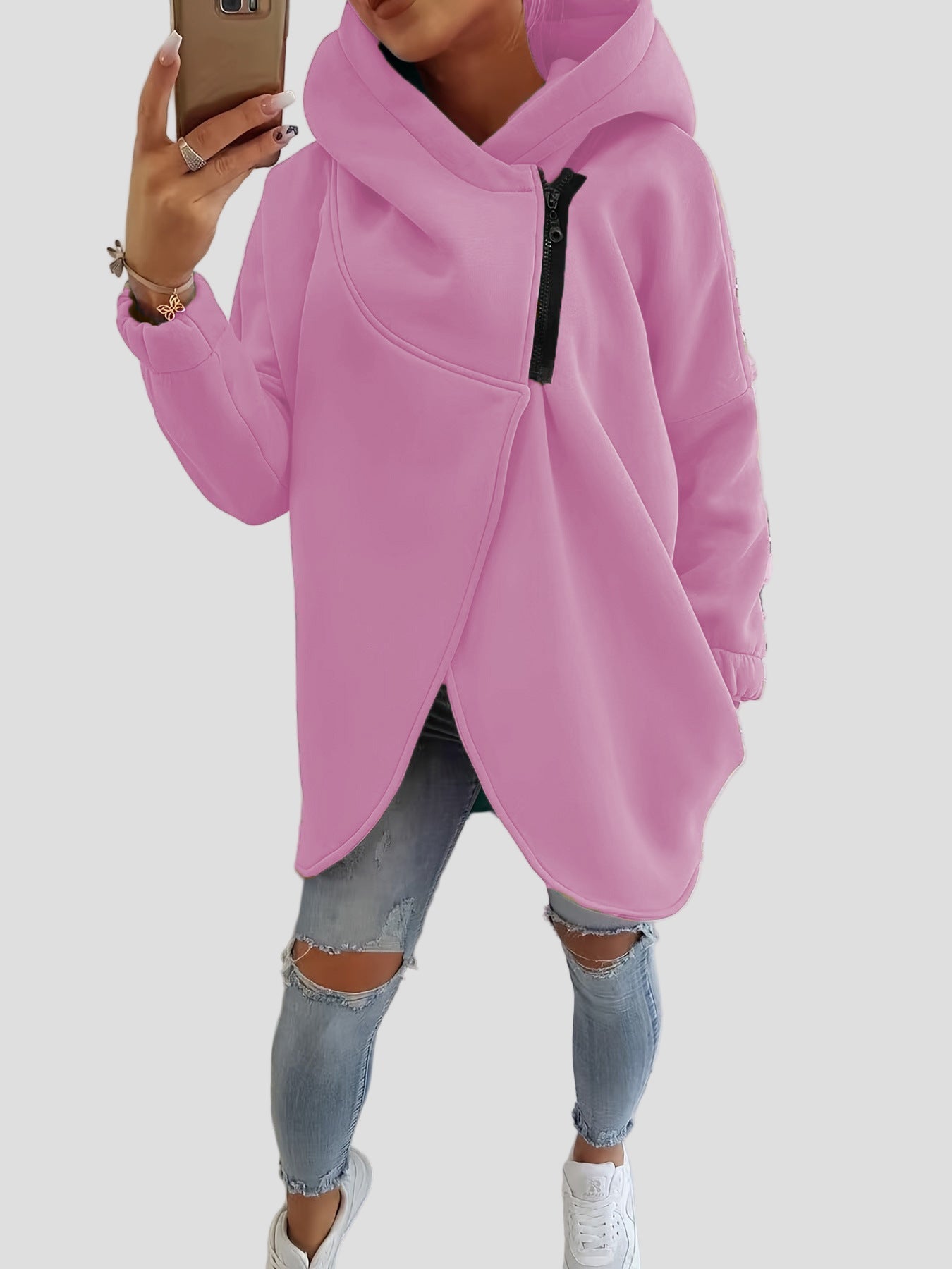 Mikina Aurora Zip – lehká, měkká a ideální na každodenní nošení