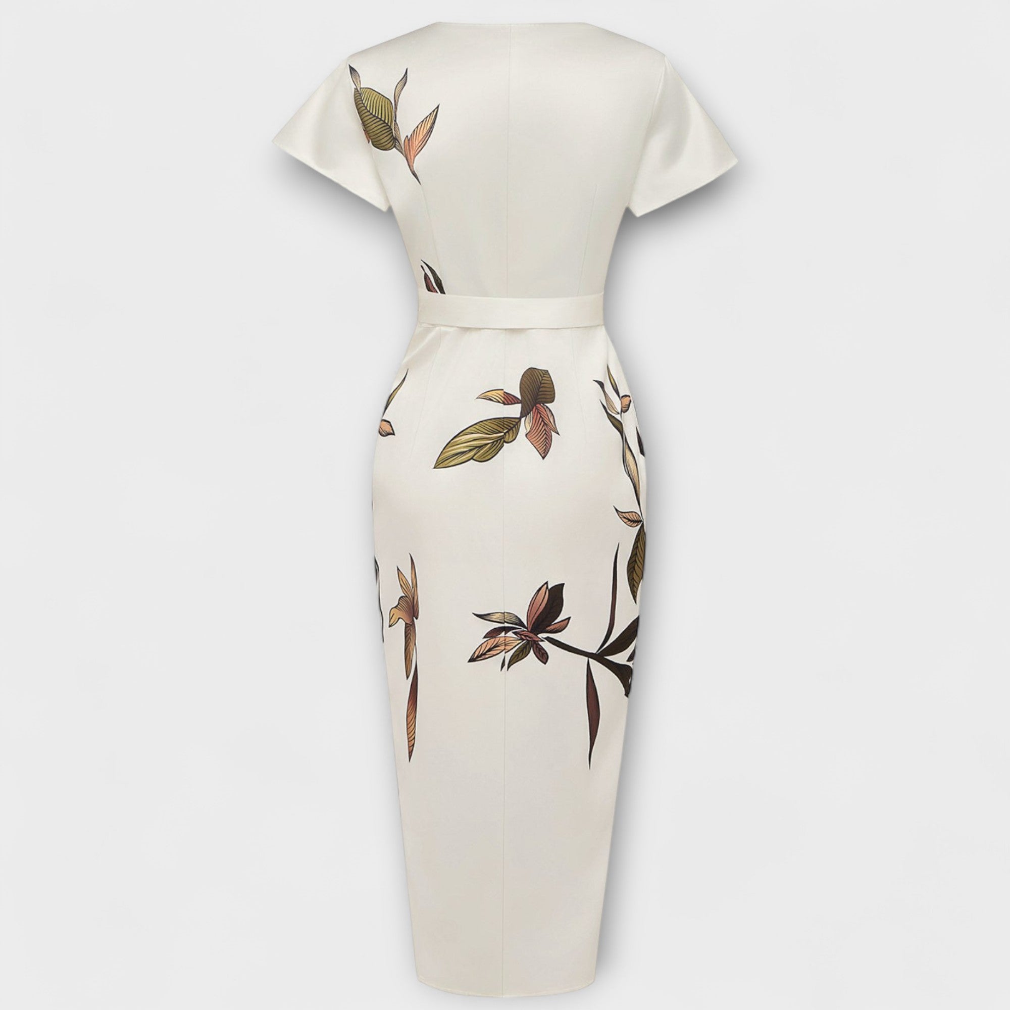 Saténové zavinovací šaty