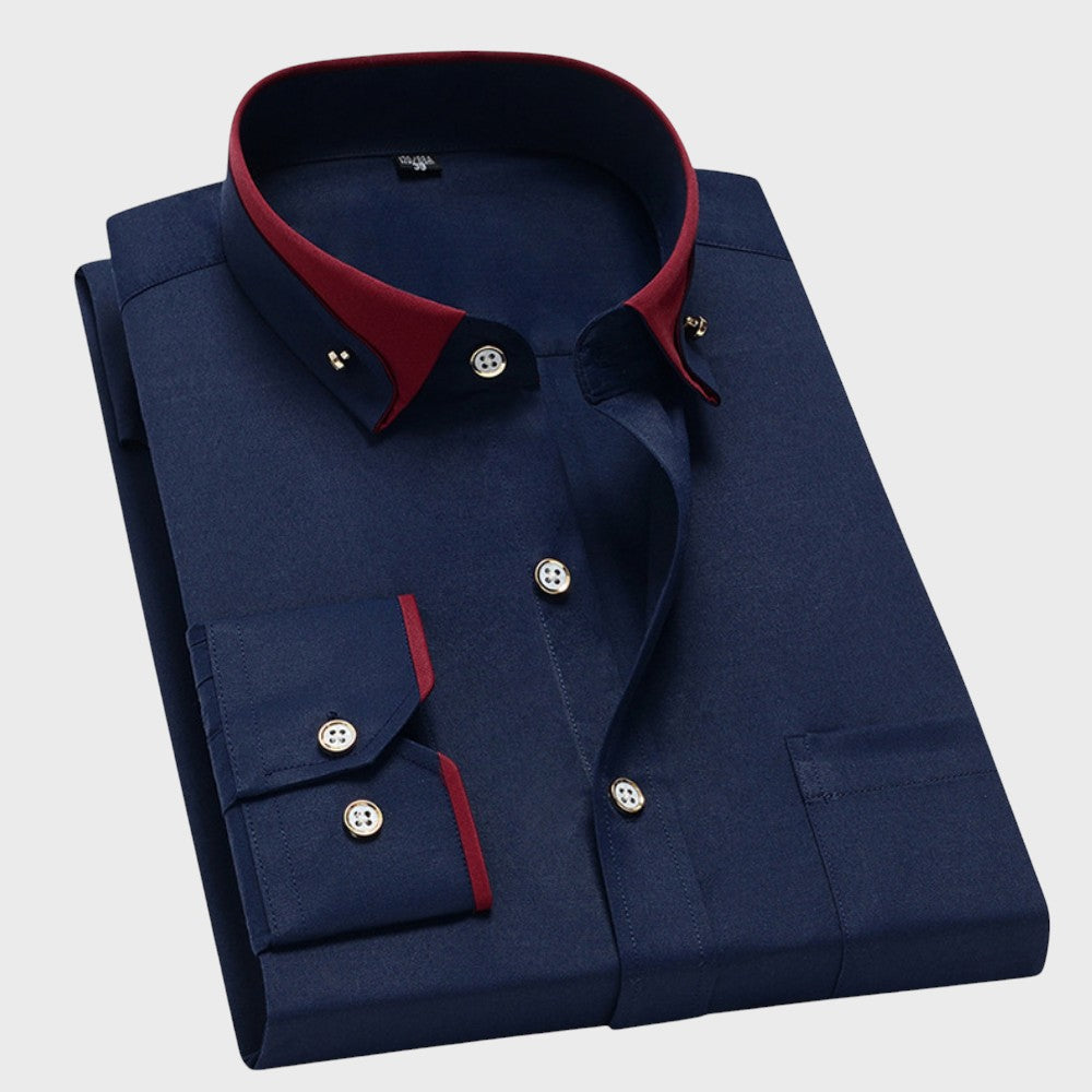 Matěj | Klasické bavlněné košile s dlouhým rukávem