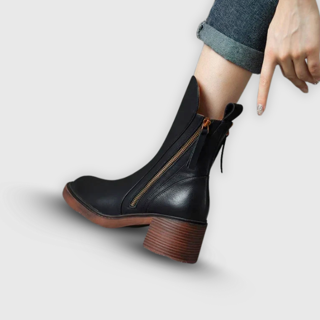 Grazia – Kotníkové boty na podpatku