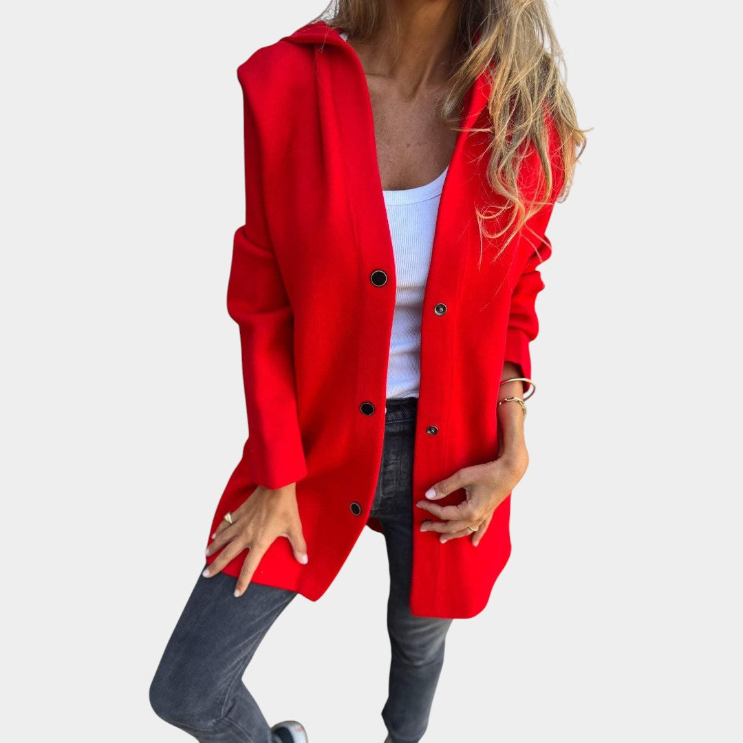 Caroline - Příjemná bunda na knoflíky