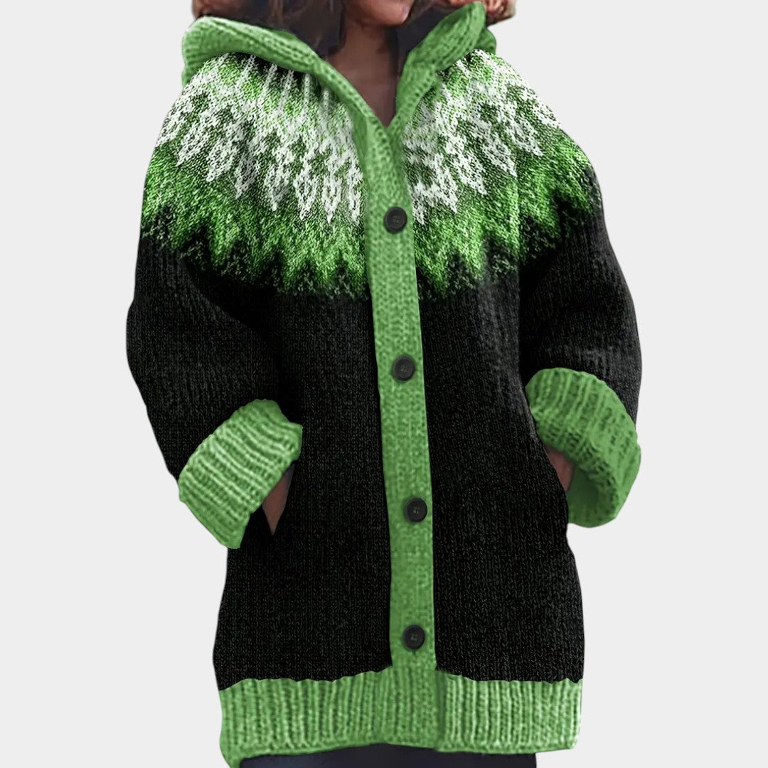 Klára - Ležérní kardigan s kapucí