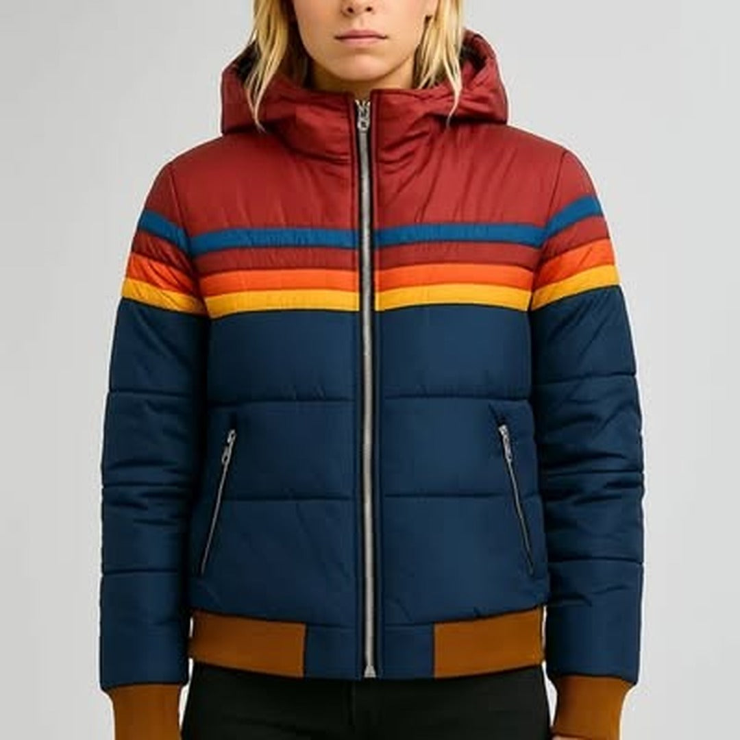 Petra – Prošívaná bunda s kapucí