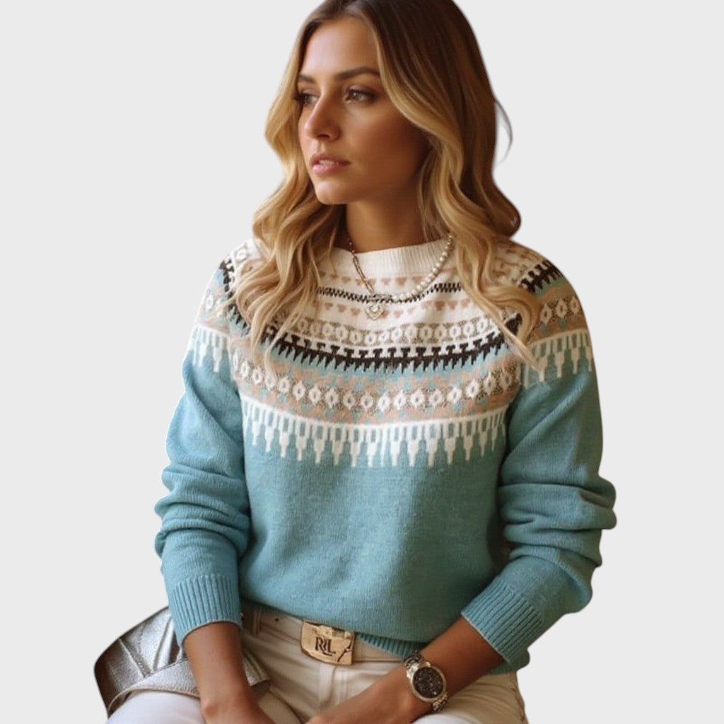 Nora | Půvabný svetr se severským vzorem