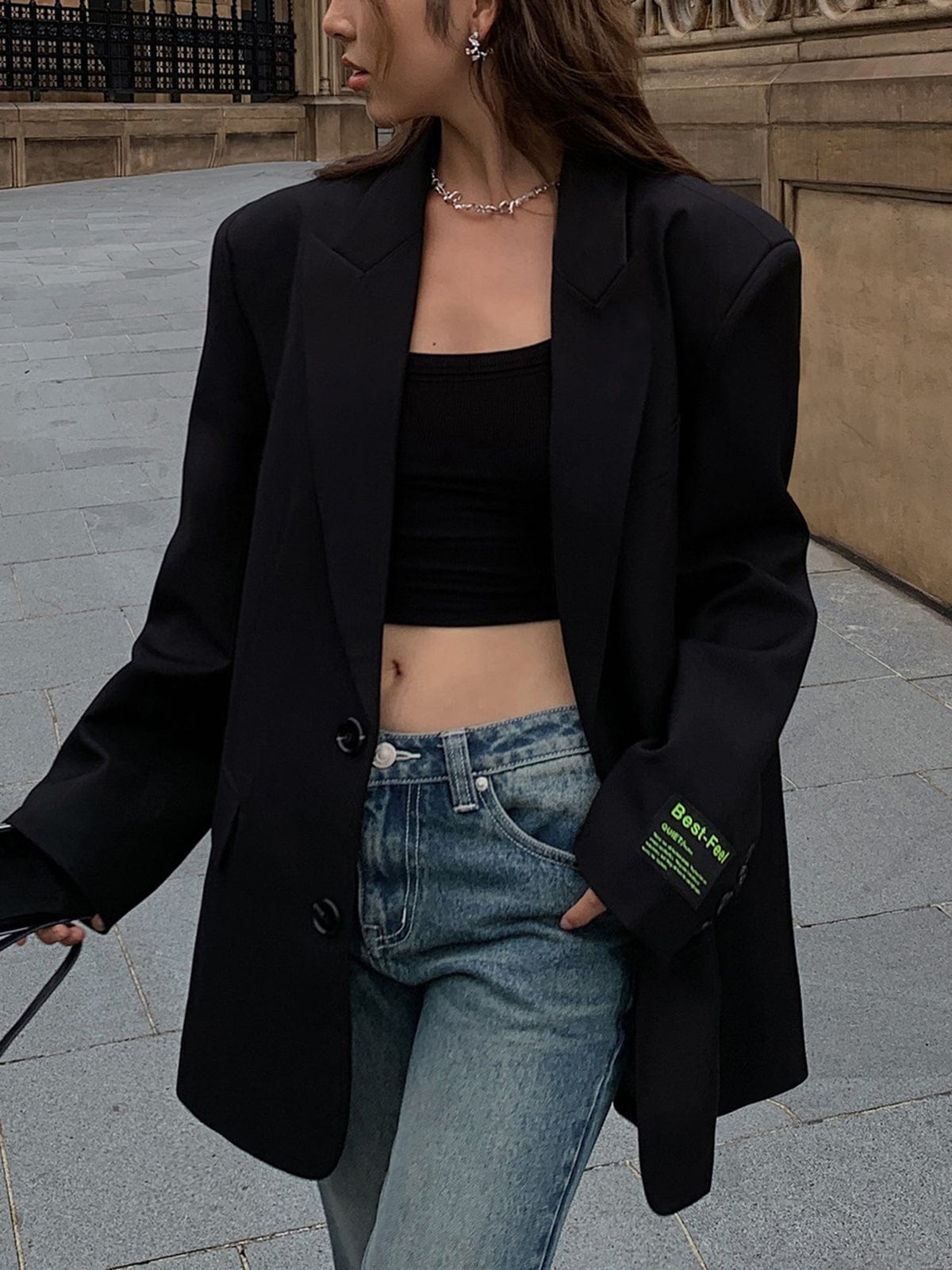 Oversized Tailored Blazer – Modern Chic Outerwear