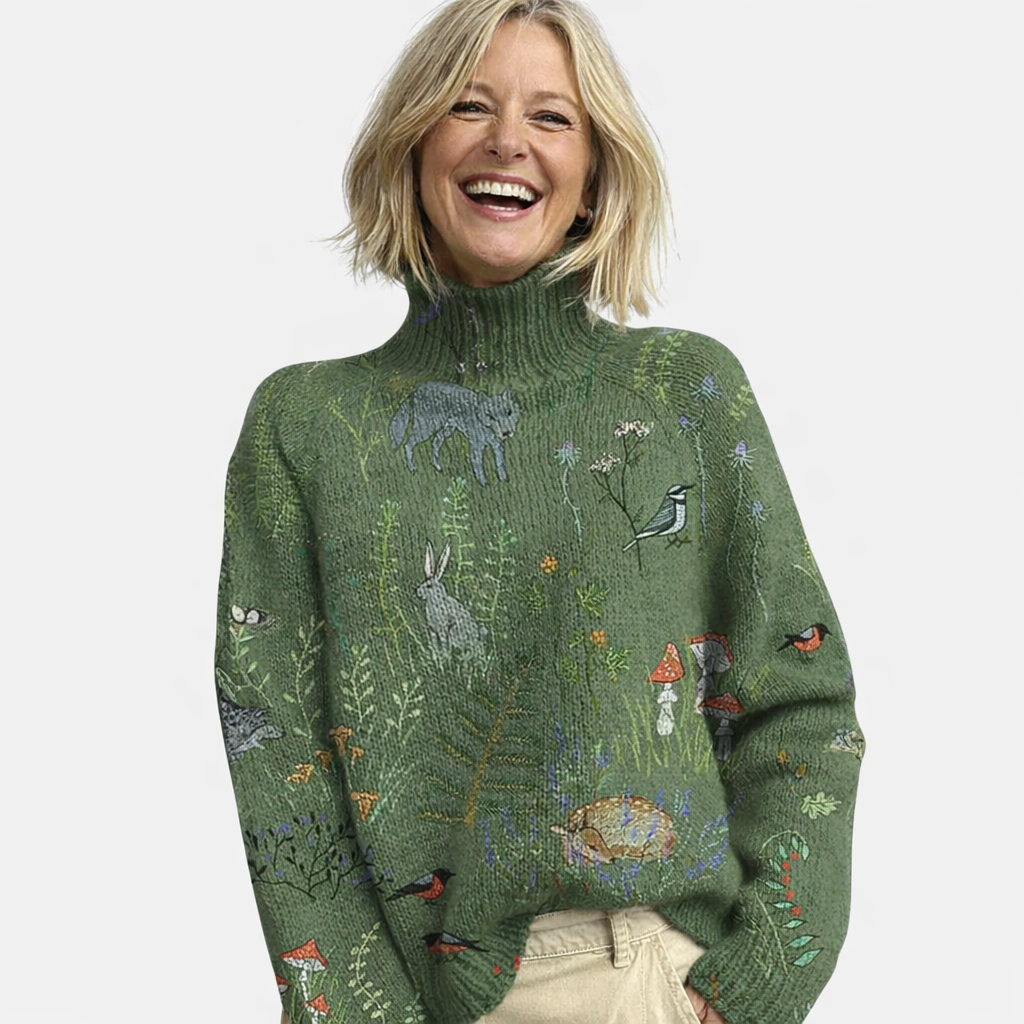 Aimelie | Elegantní rolákový svetr