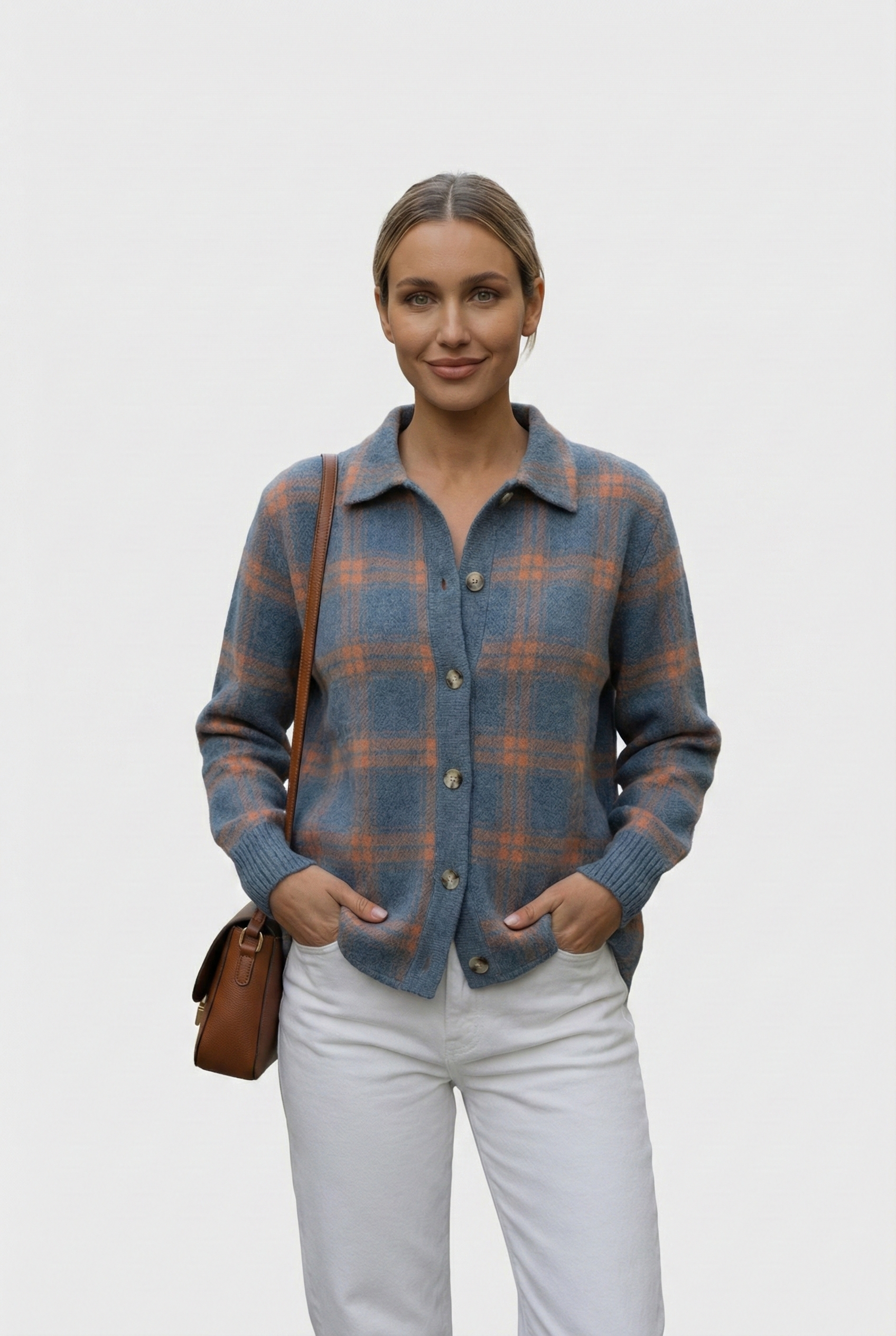 Natálie | Retro Svetr s Kontrastními Kostkami