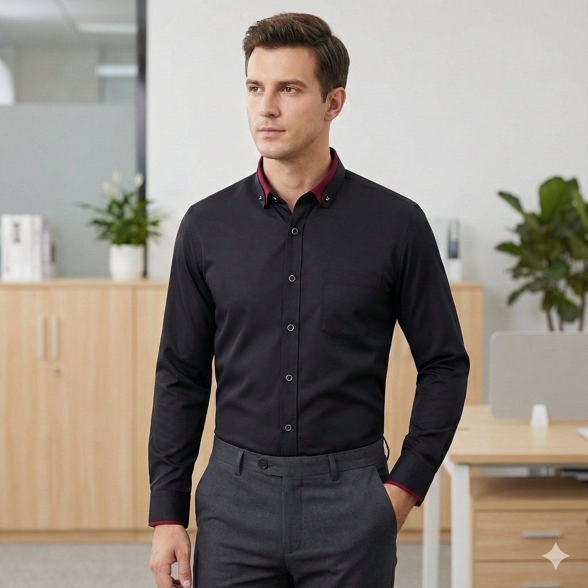 Matěj | Klasické bavlněné košile s dlouhým rukávem