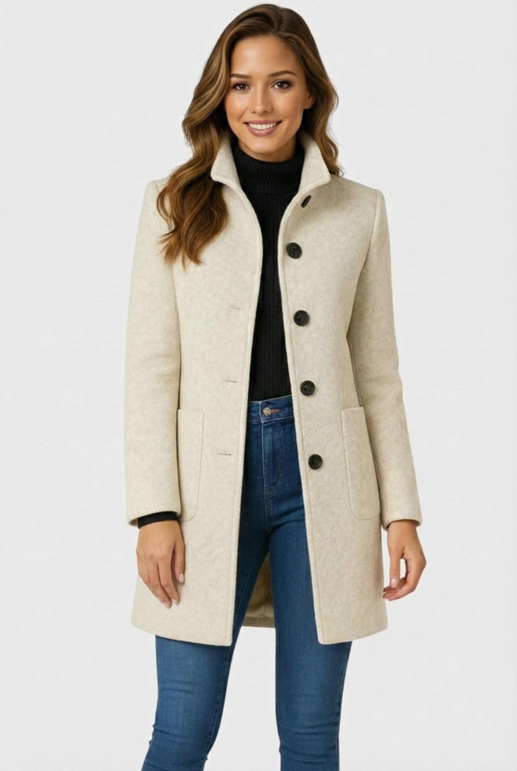 Tereza | Elegantní dámský kabát s perfektním střihem