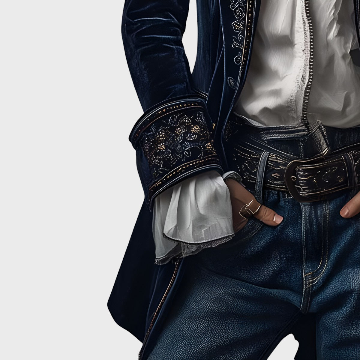 Nuria - Elegantní sametová bunda