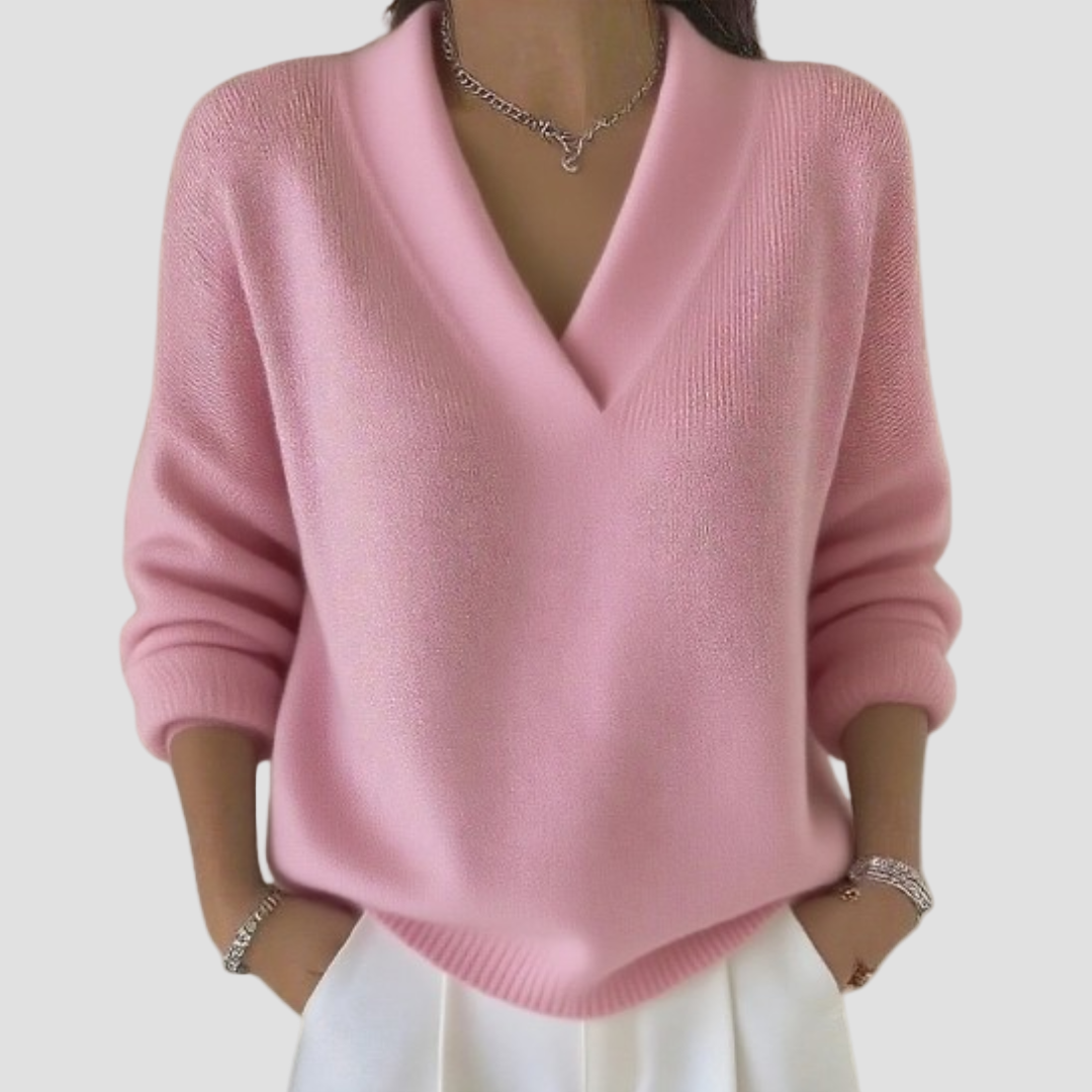 Noor | Svetr s výstřihem do V