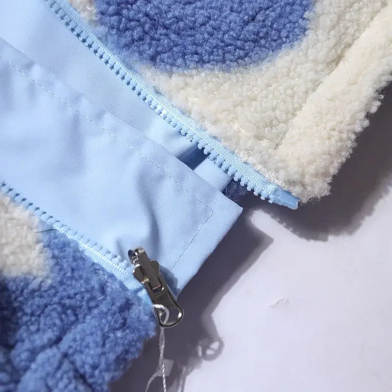 Oboustranná bunda se srdíčky