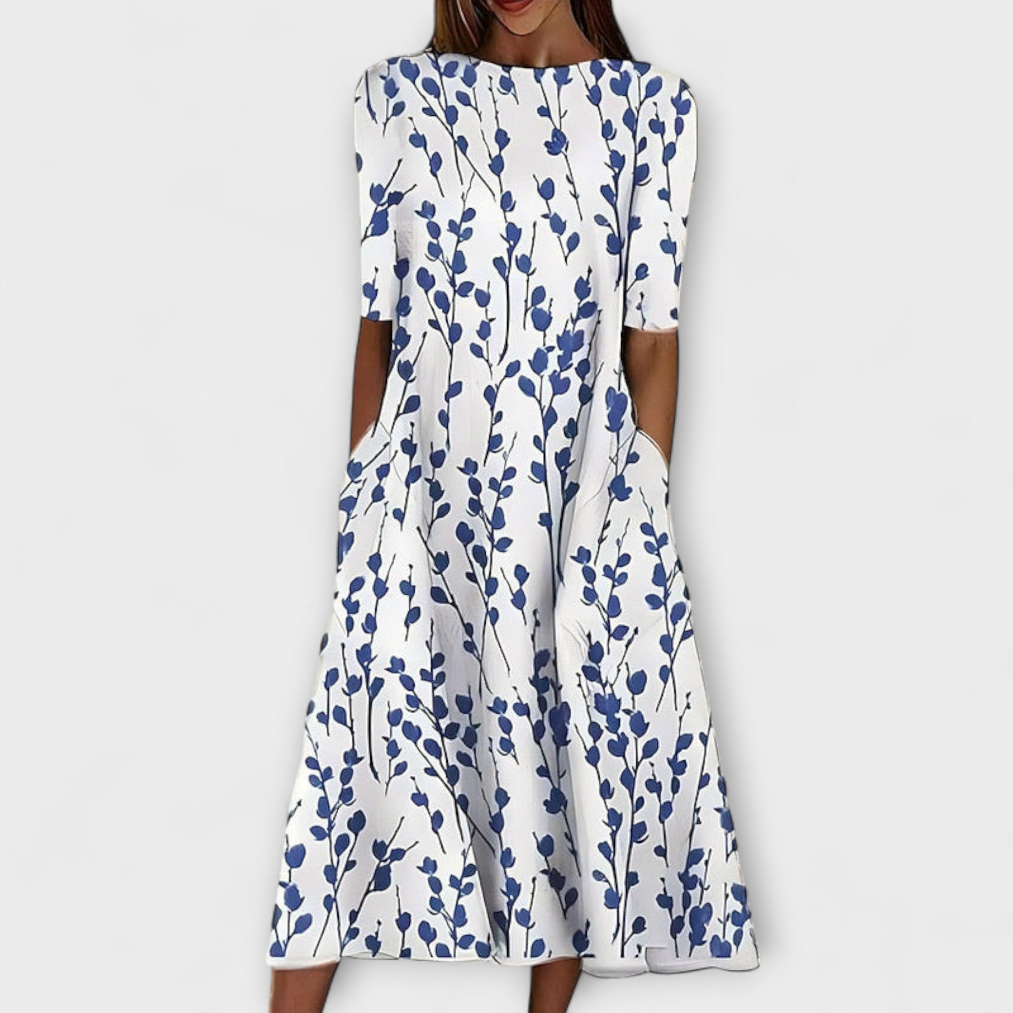 Adelina - Květinové šaty pobřeží