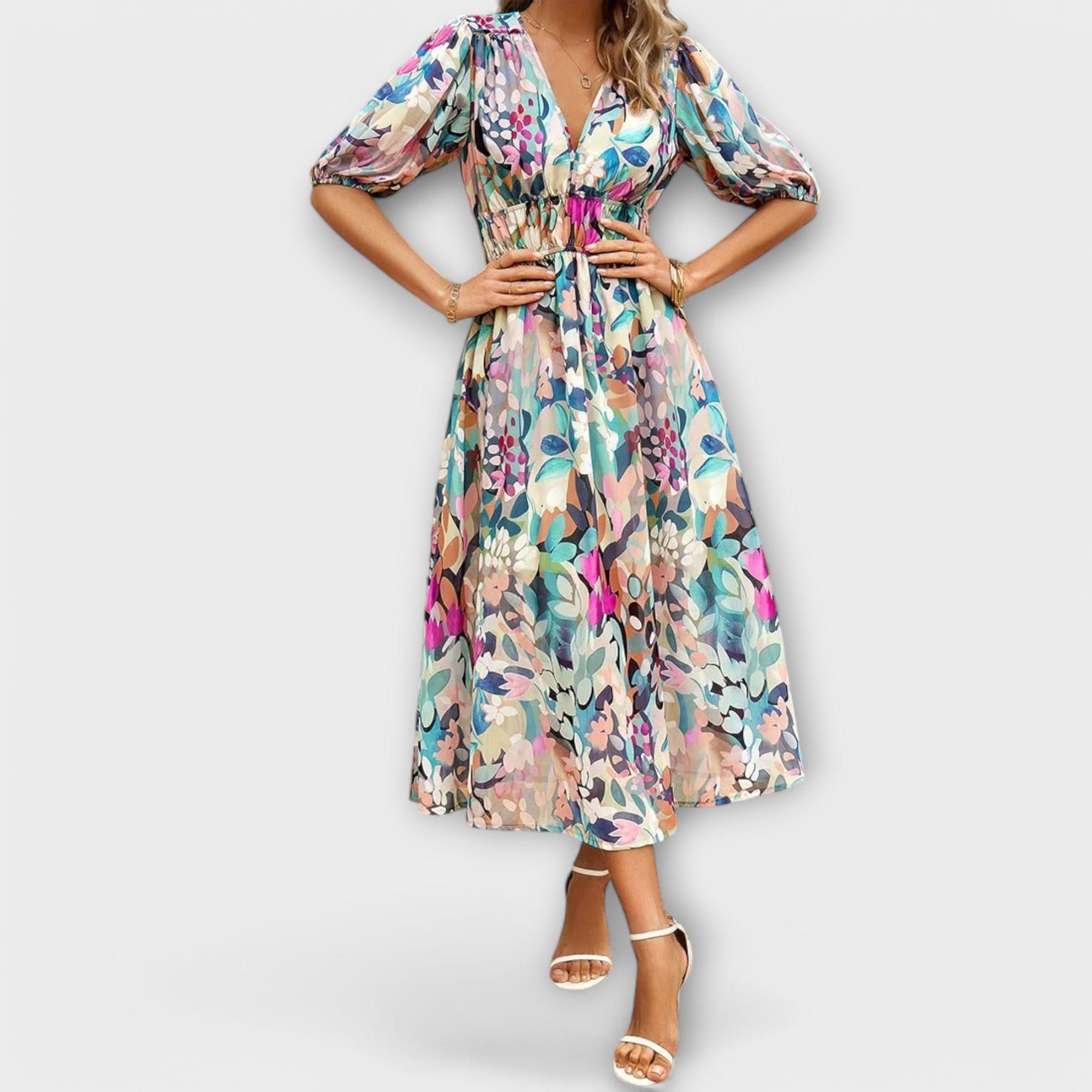 Mathilda - Stylové Midi Šaty