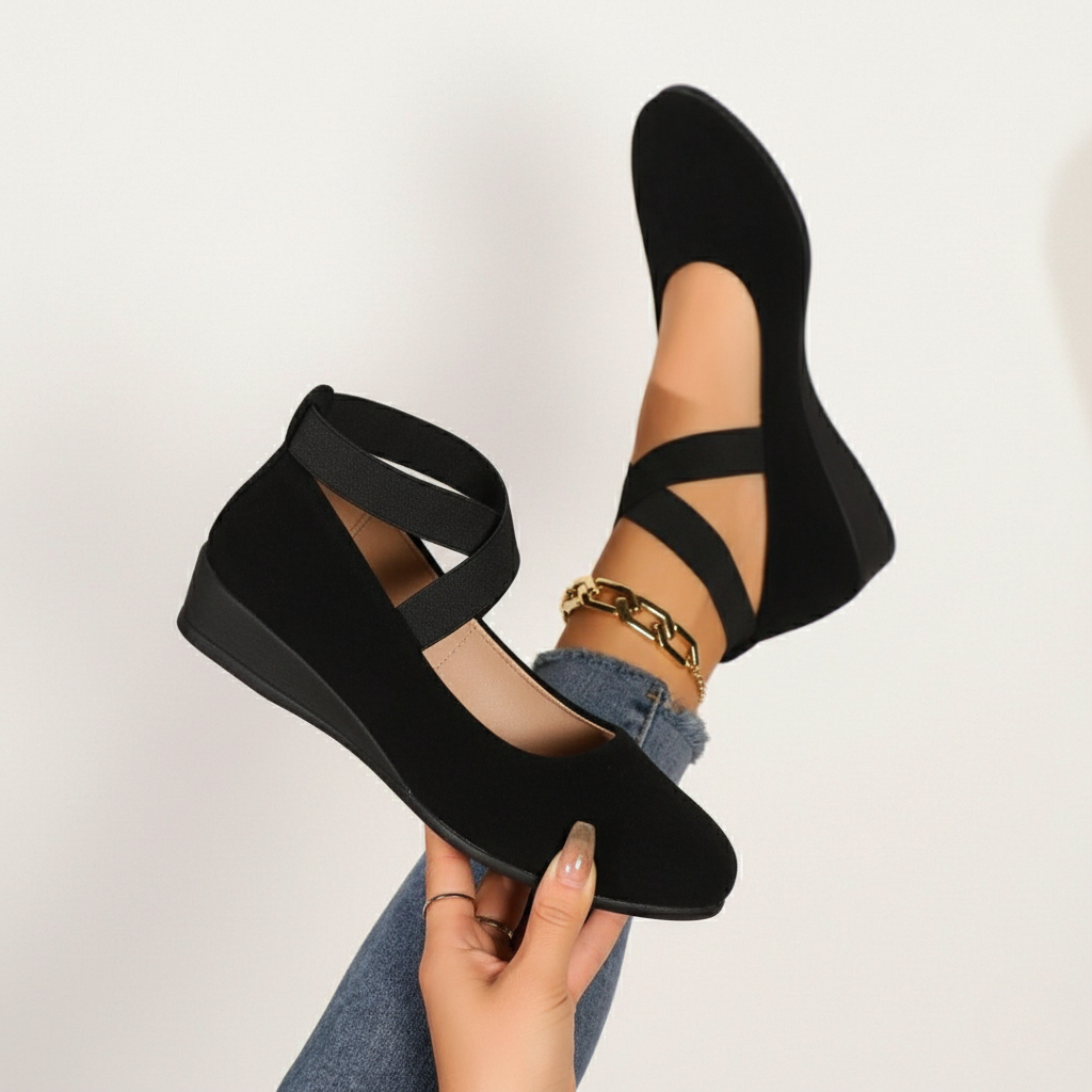 Monique™ | Pohodlné uzavřené nazouvací boty na klínku